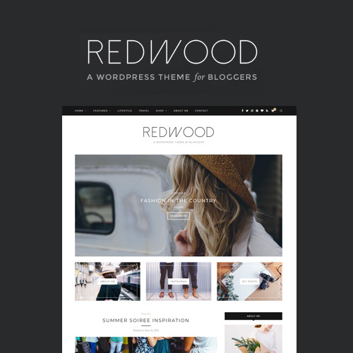 Redwood – A Responsive WordPress Blog Theme
